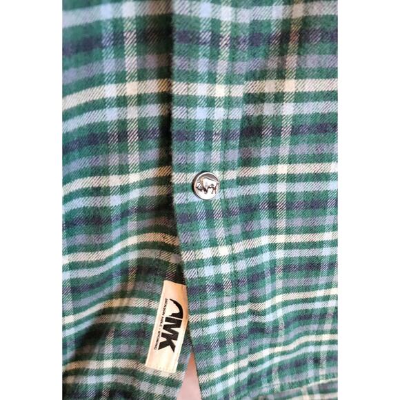 Mountain Khakis Men's Cotton Flannel Button Up. Green Plaid. Size XL - Picture 2 of 6